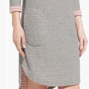 Caslon Contrast Cuff Double Knit Dress EUC!